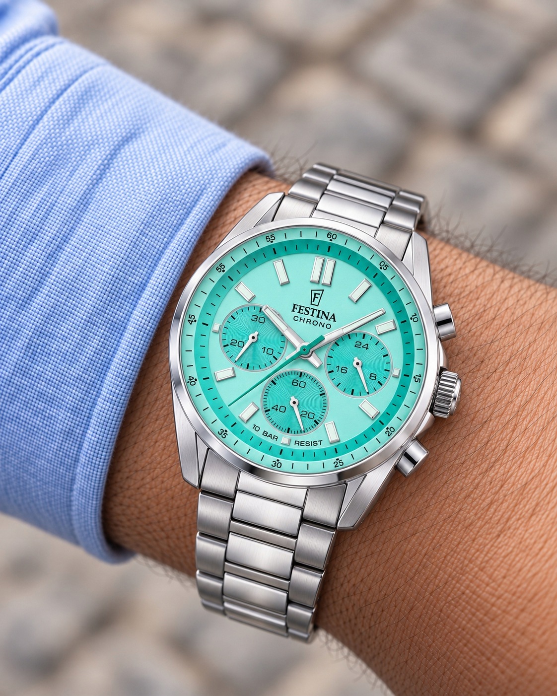 Pánské Hodinky Festina Boyfriend Chronograph F20753/3 38,00 mm 10ATM