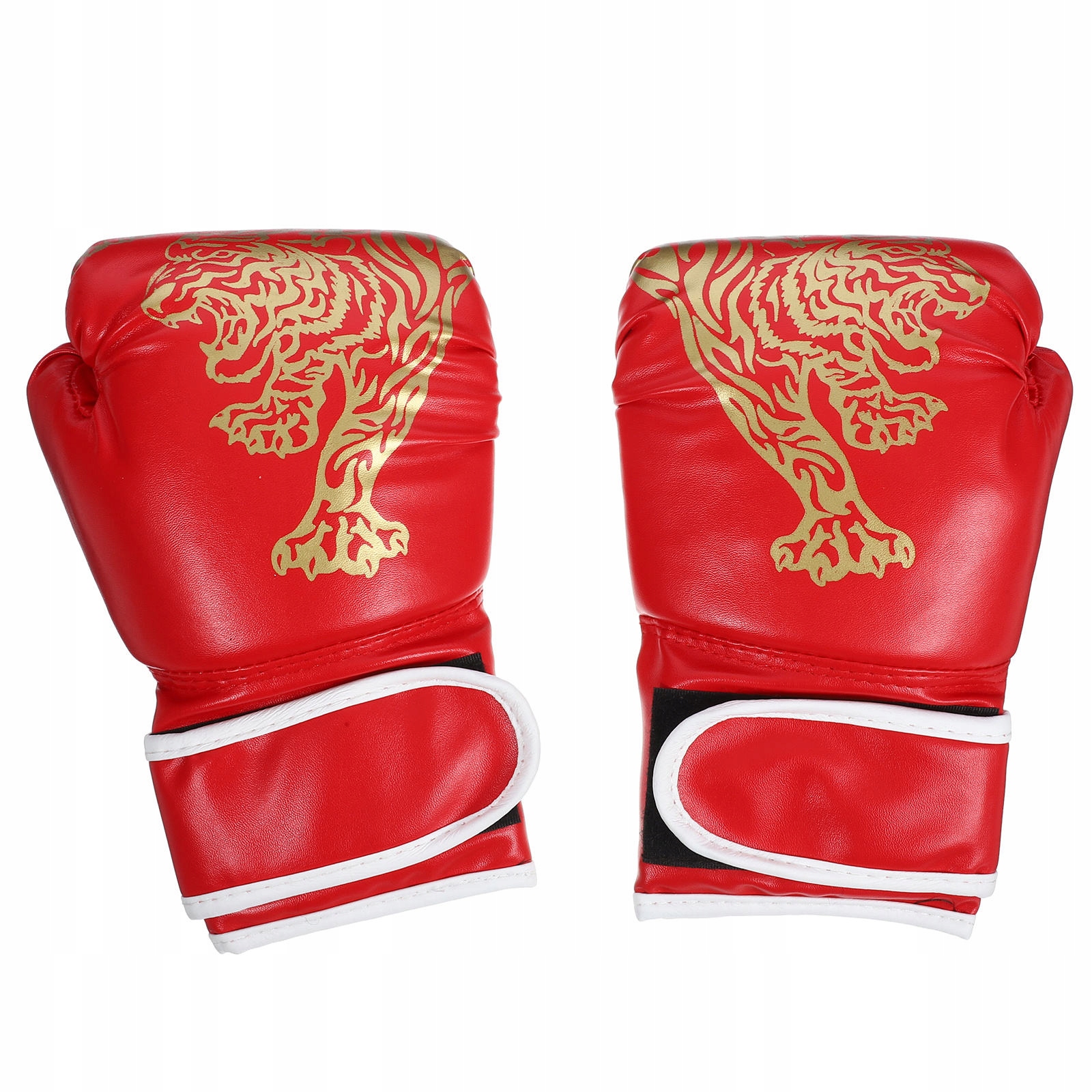 1 Para Stylowych Rękawic Dziecięcych Do Kickboxingu Z Regulowanym Zapięciem