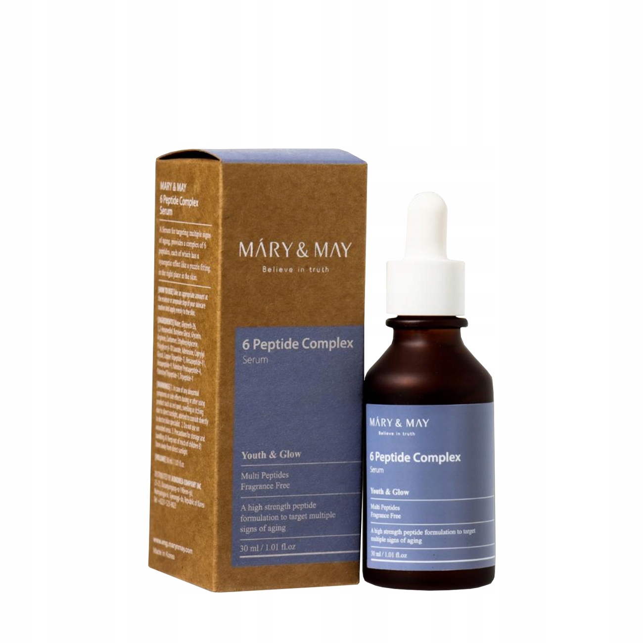 Korea! Mary&may 6 Peptide complex sérum proti stárnutí pleti 30 ml