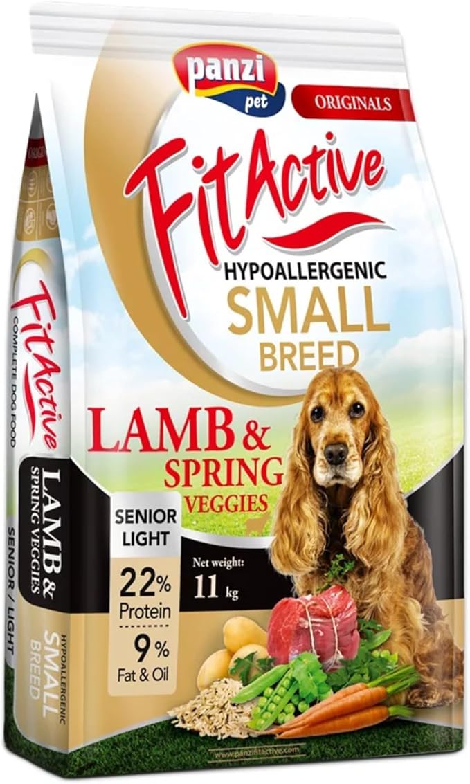 Fit Active Hypoallergenic Light Senior Mono Lamb 11 kg dla psów ras małych