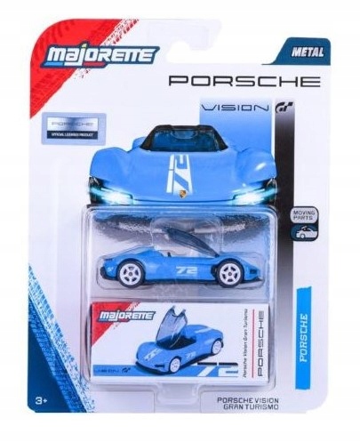 Majorette 85021010001 Porsche DELUXE Vision Gran Turismo BŁĘKITNY