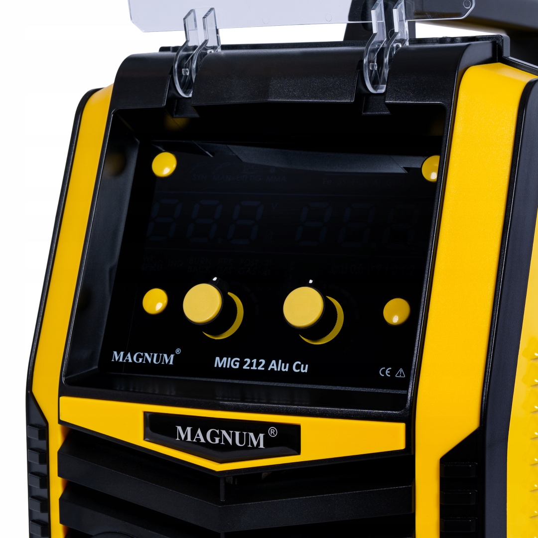 SPAWARKA INWERTOROWA MIGOMAT MAGNUM MIG 212 ALU CU SYNERGIA 230V 200A 2T/4T Metody spawania MIG/MAG MMA TIG