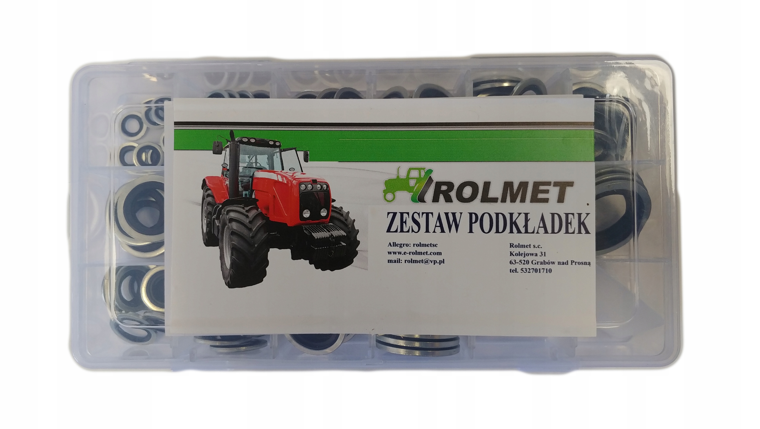 

Zestaw Podkładek Metalowo-gumowych 150 Szt