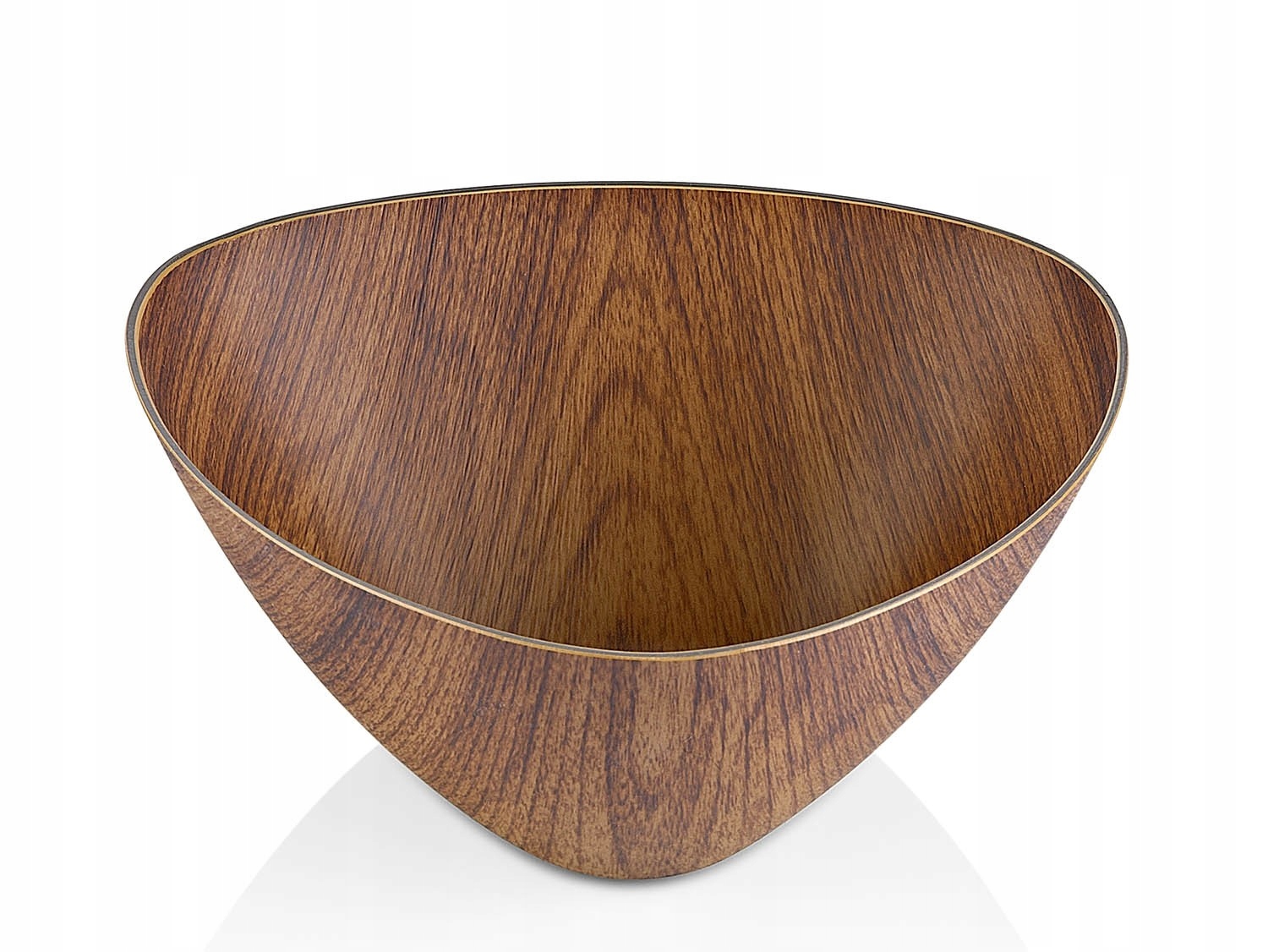 

Miska trójkątna salaterka plastikowa drewno 20cm