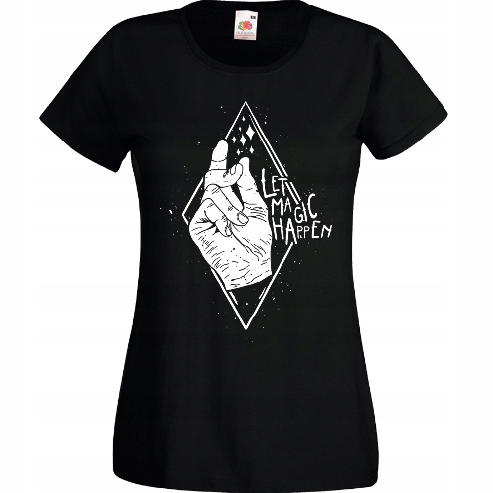 

Koszulka let magic happen magia sztuka XXL czarna