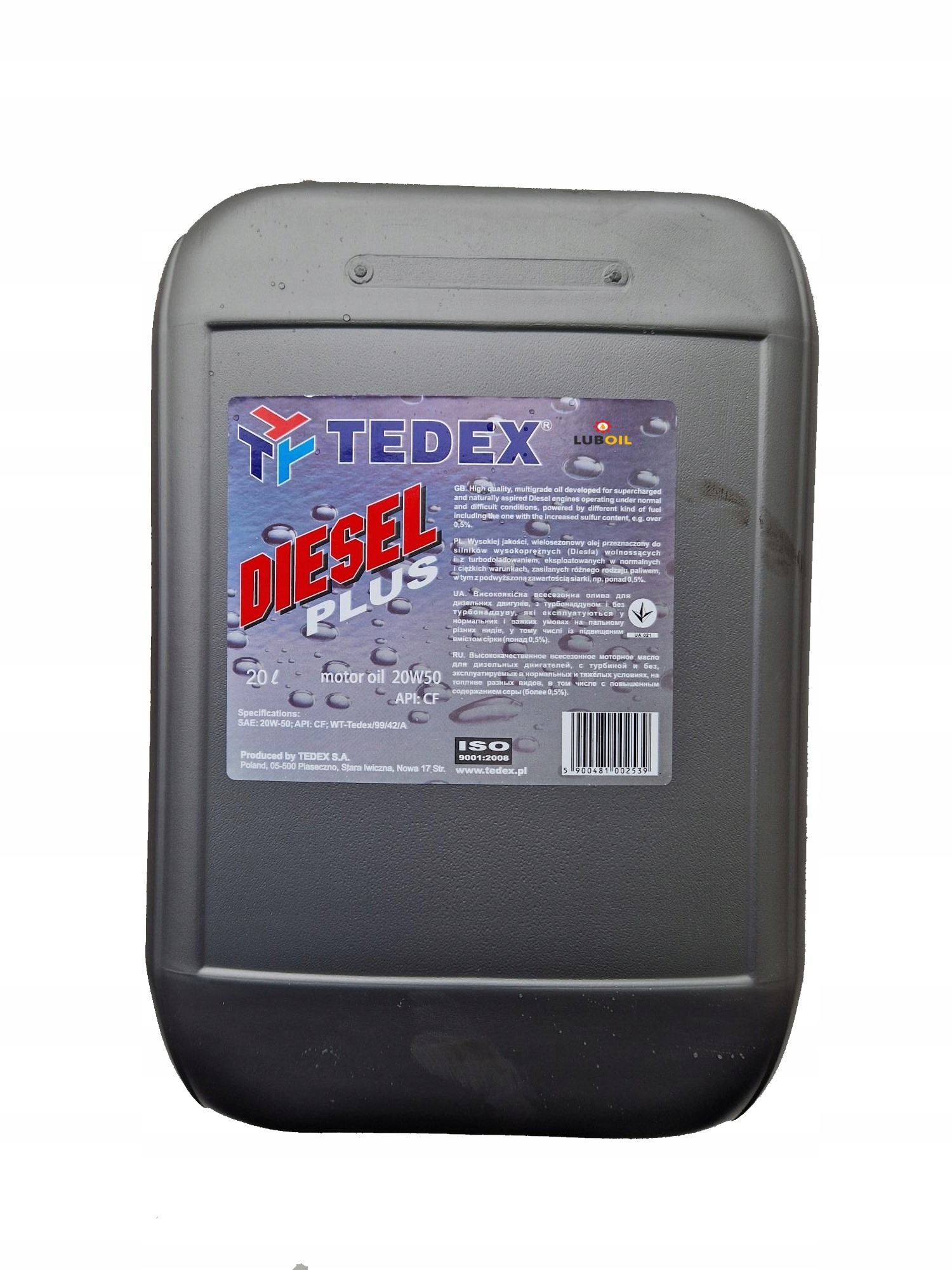 Tedex Diesel Plus CF 20W-50 20L Olej Silnikowy