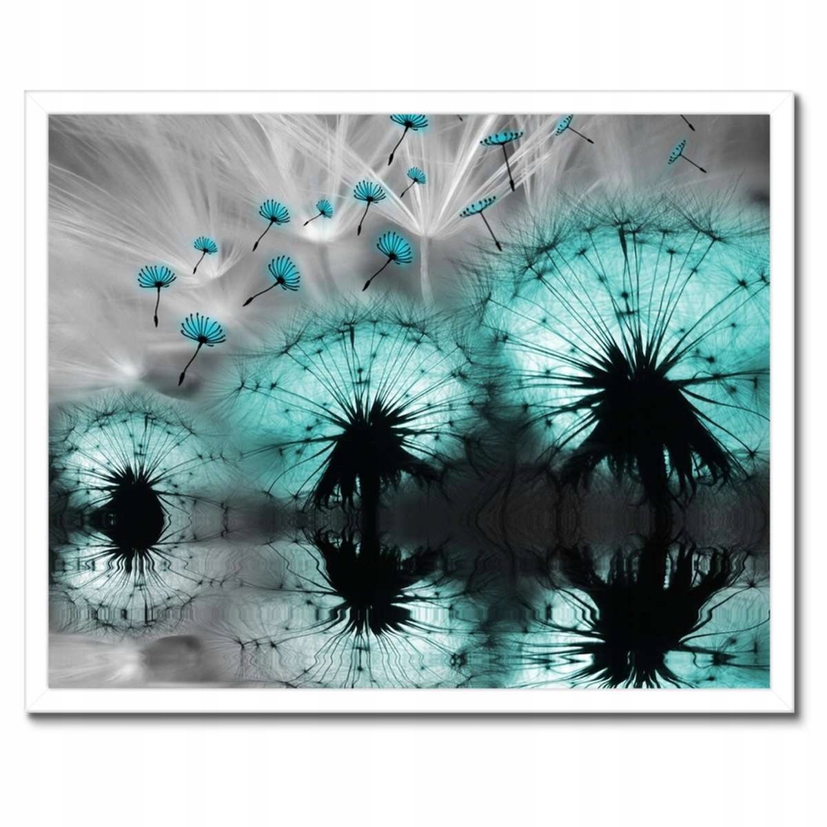 Plakáty v rámu 50x40 Modré pampelišky