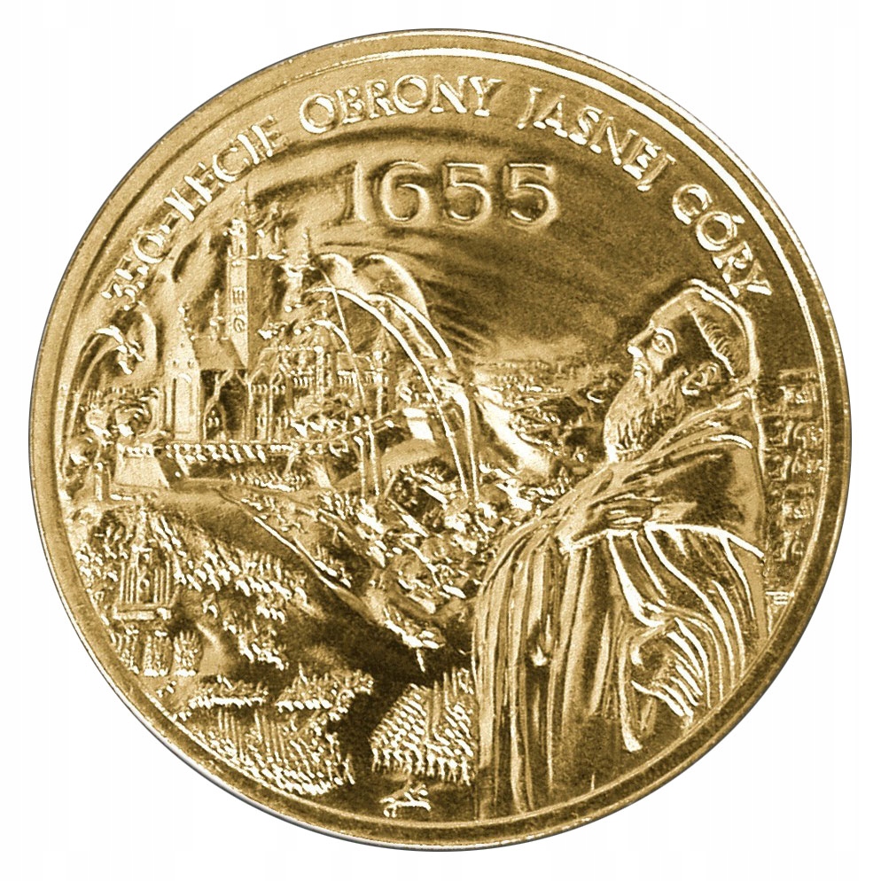 MONETA 2 ZŁ 2005 ROK 350-LECIE OBRONY JASNEJ GÓRY + KAPSEL