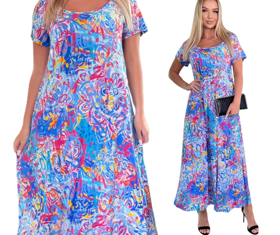 Aleks Liliana – modernistický tisk, vzdušná – 42