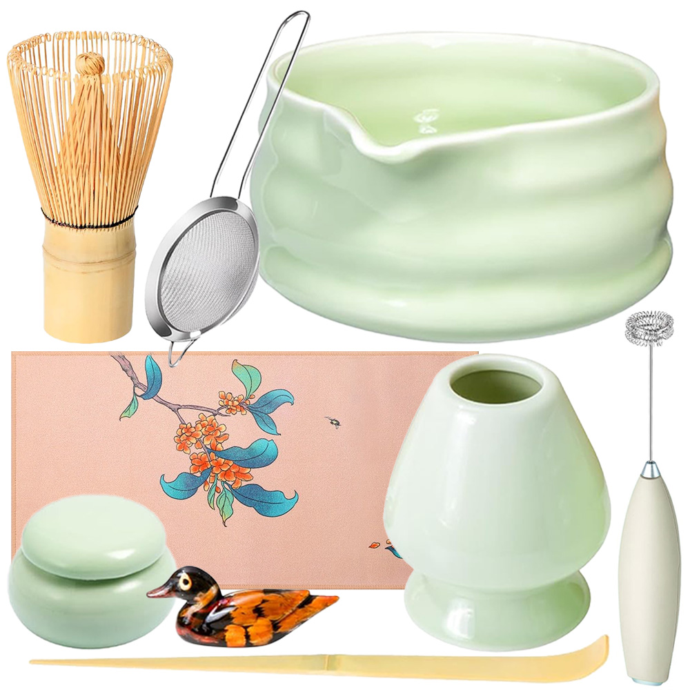 Levně 9DÍLNÁ Sada Na Matchu S Metličkou Na Matchu Pro Začátečníky