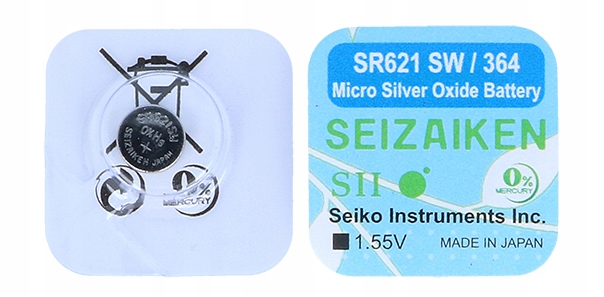 

Bateria Seizaiken SR621SW SR364
