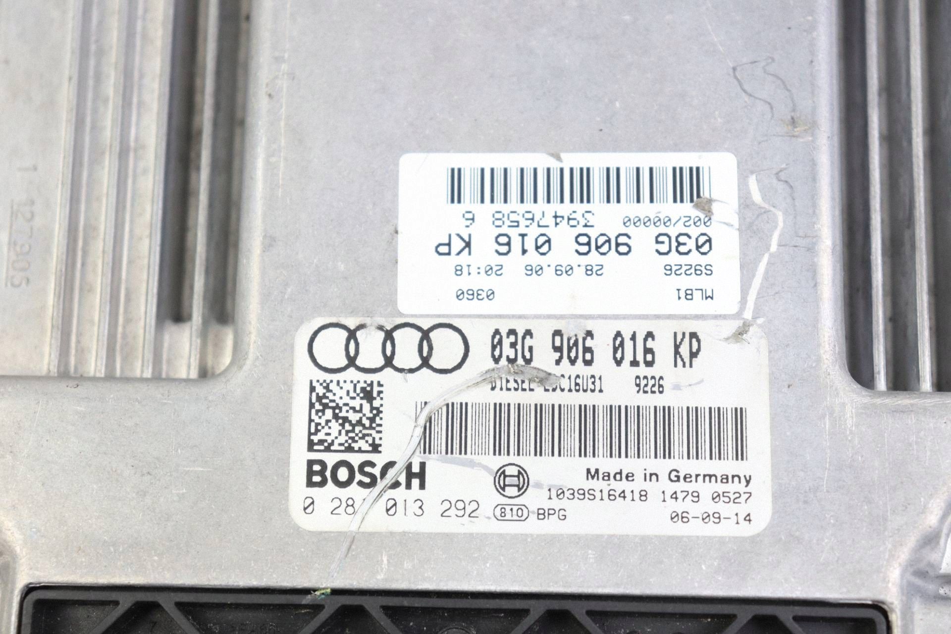 AUDI A4 B7 module control unit of the engine 2.0 TDI 03G906016KP