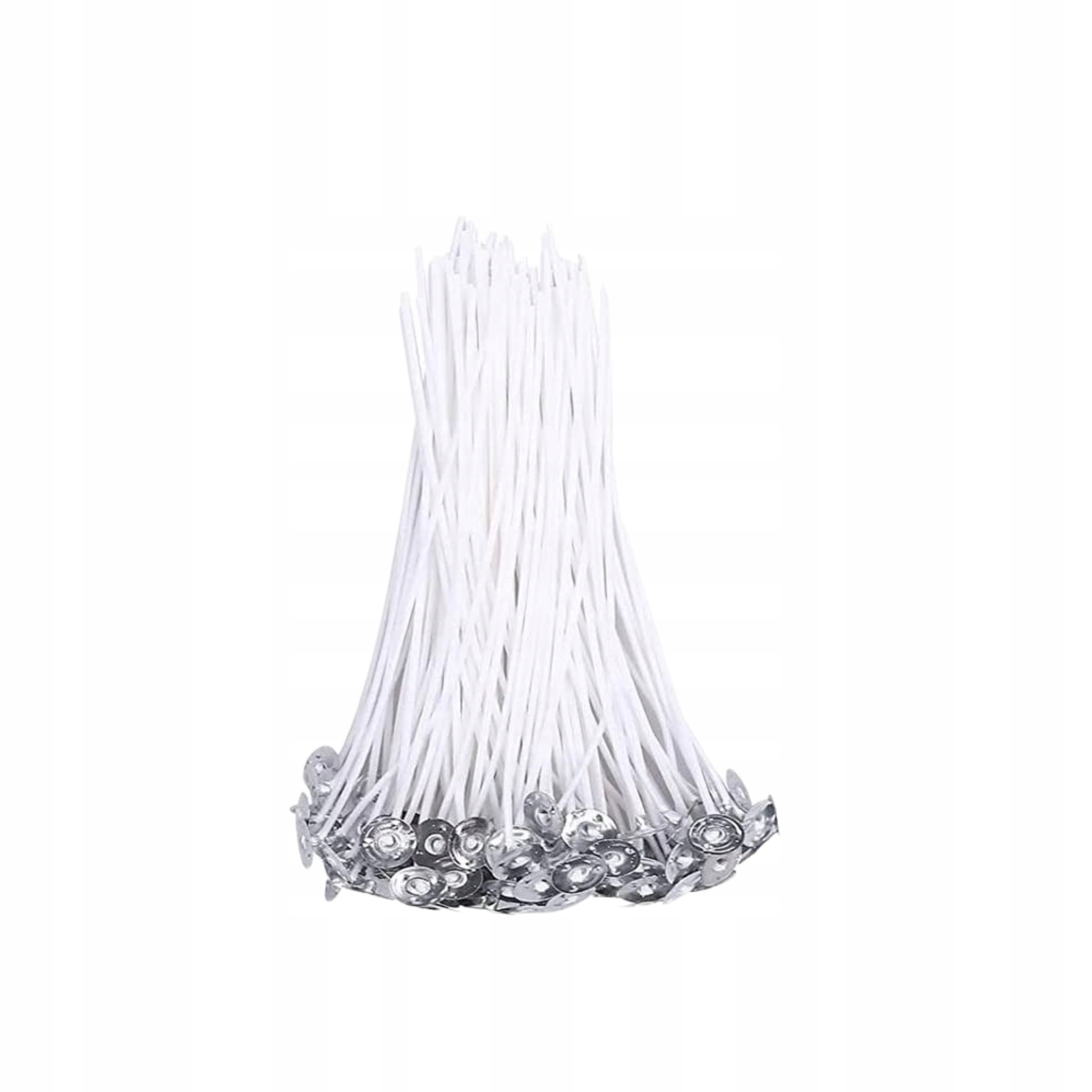 

Knoty do świec parafiny z blaszką 6cm 21N 100 szt