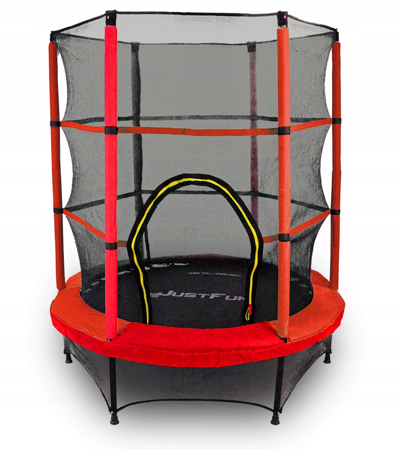 

Trampolina do wewnątrz 140cm Just Fun czerwona