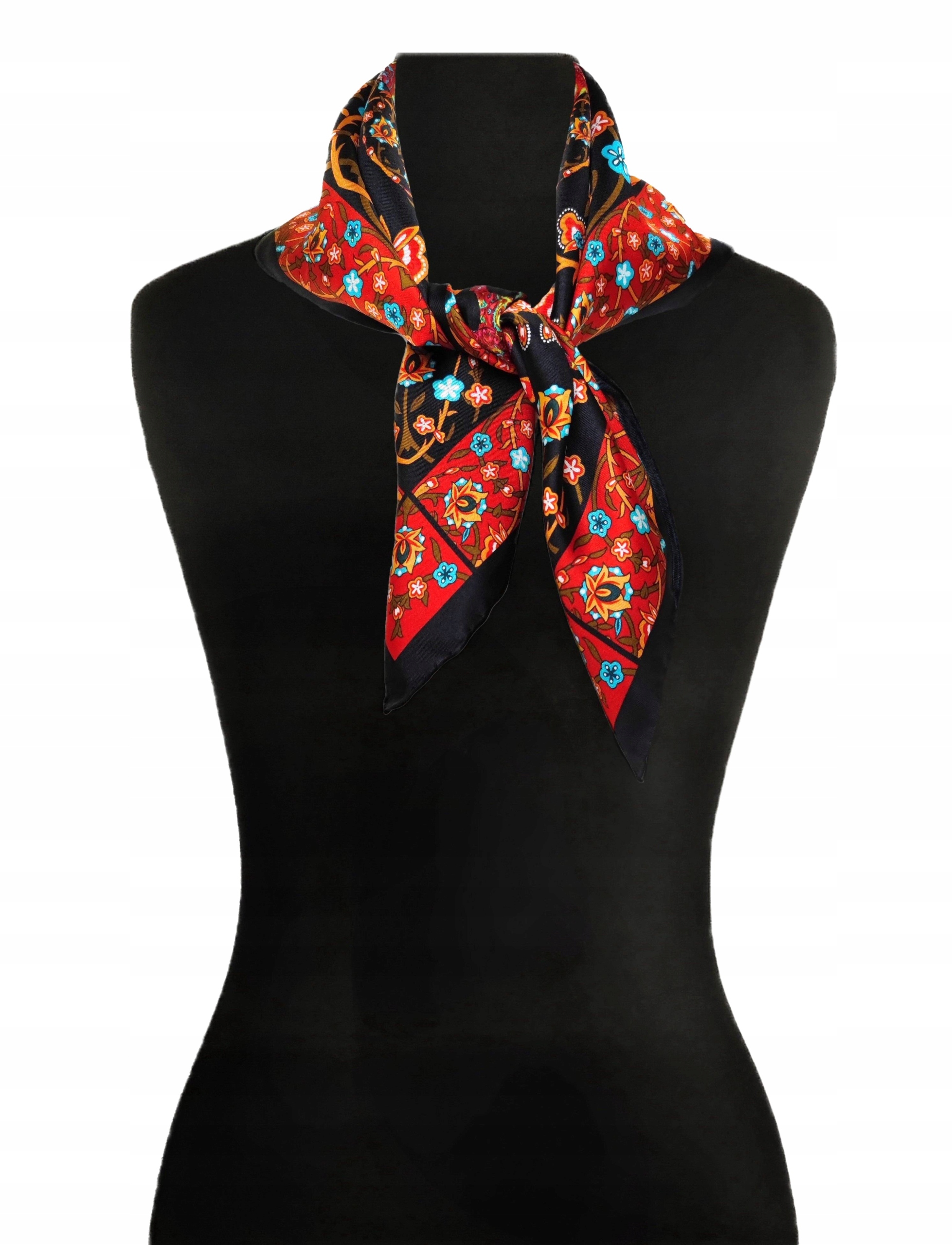 100% Hedvábný Značkový Šátek, Prémiová Kvalita