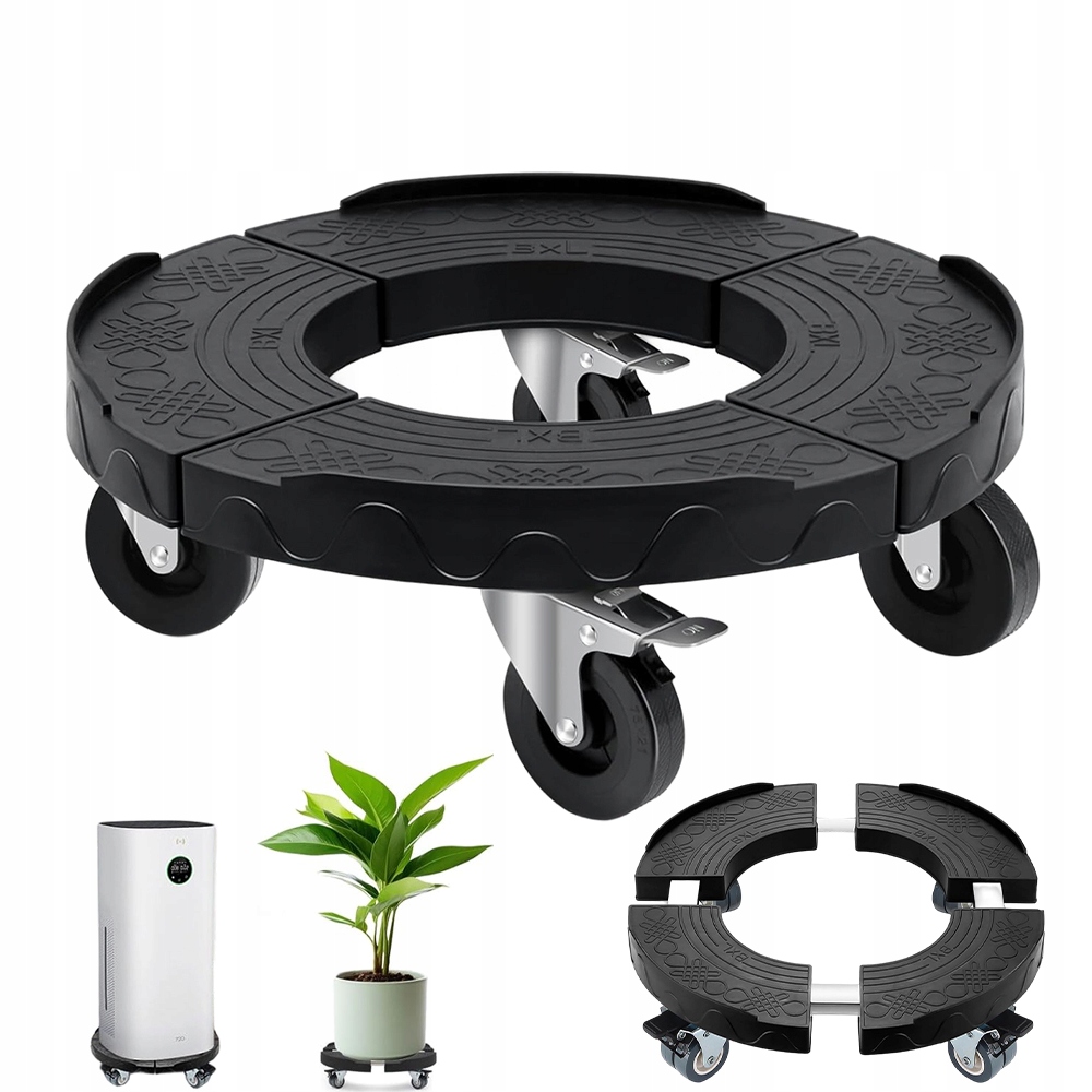 Vozík Pod Květiny Kulatý, Ocelový, Odolný Proti Korozi