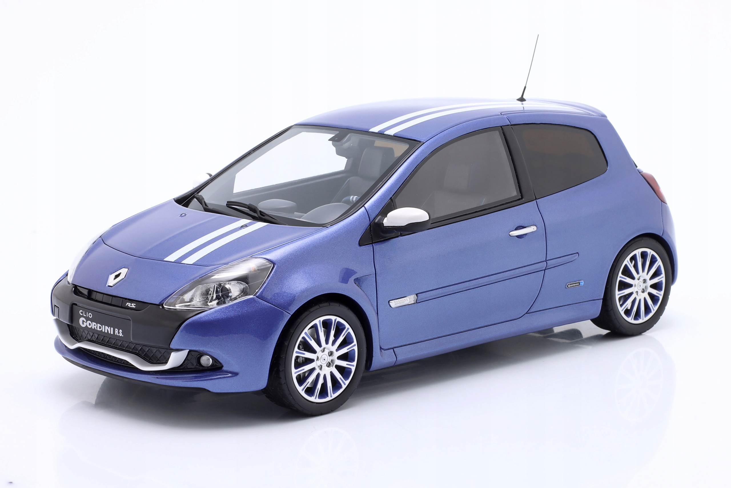 Renault Clio 3 Rs Gordini 2012 Blue Malte Te Rnt Otto Mobile 1:18 OT972