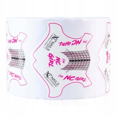 Nails Company Šablony pro prodlužování nehtů Nc Girl Bílé 500 ks