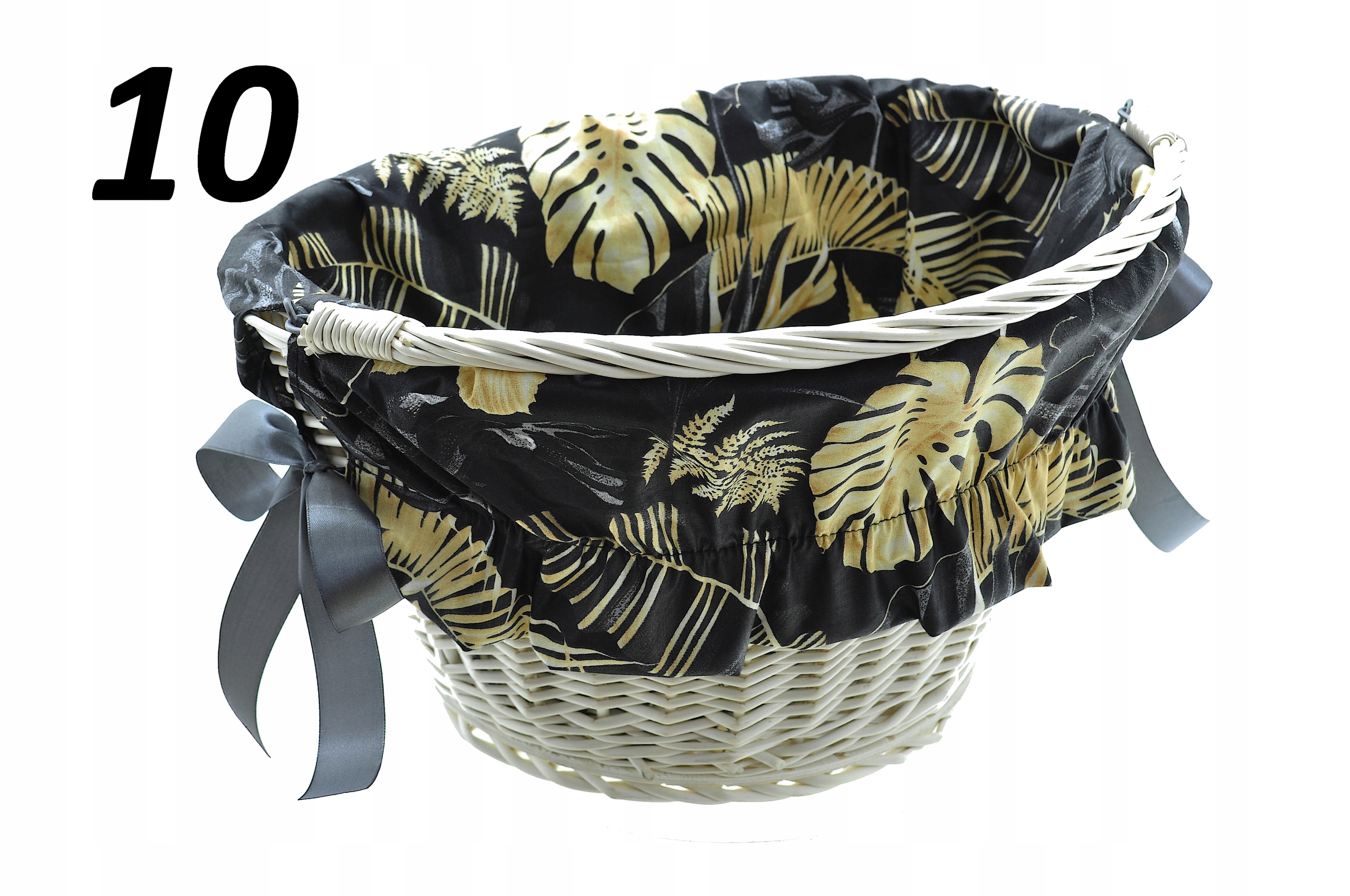 Kosz koszyk wiklinowy na rower CLICK + wkład Rodzaj przedni