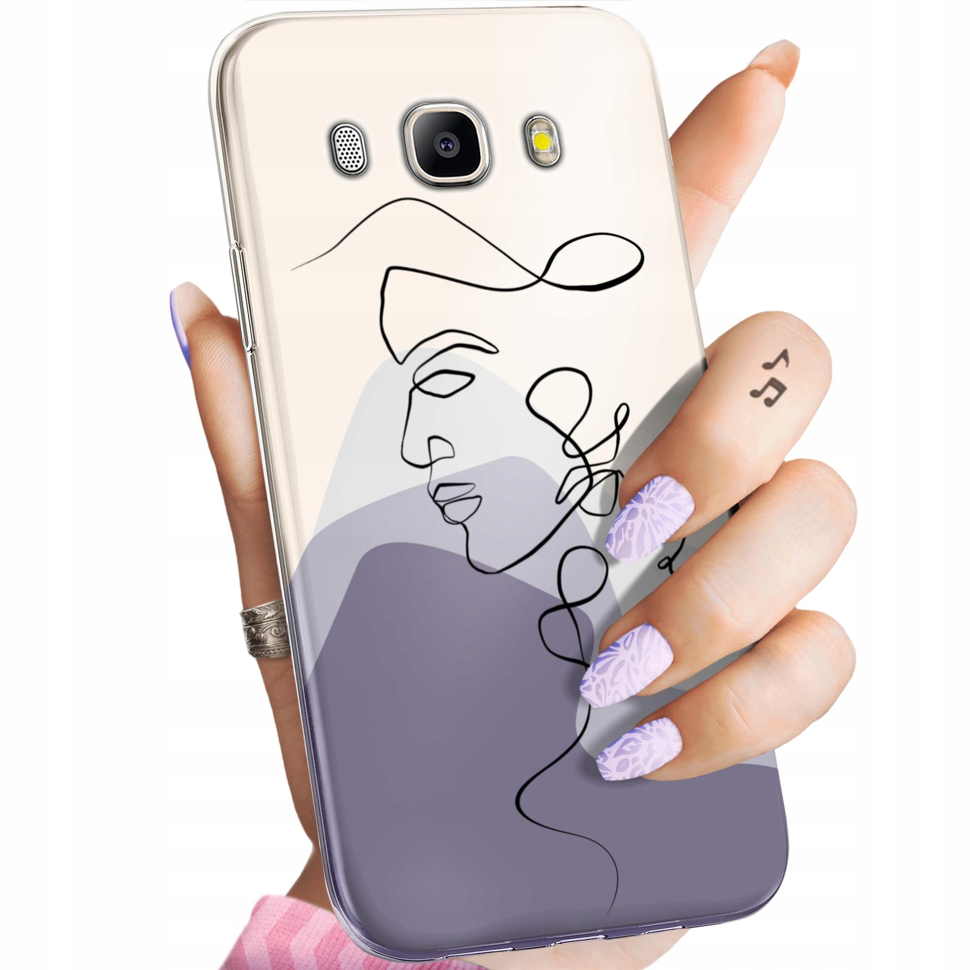 Etui Do Samsung J5 2017 J530 Continuous Line-art Kreska Linie Obudowa