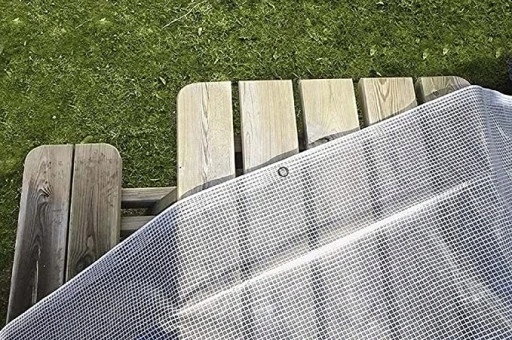 PLANDEKA 2x3 3x2 100g PRZEŹROCZYSTA ZBROJONA BIAŁA MROZOODPORNA UV+ Gramatura (g/m2) 100 g/m2