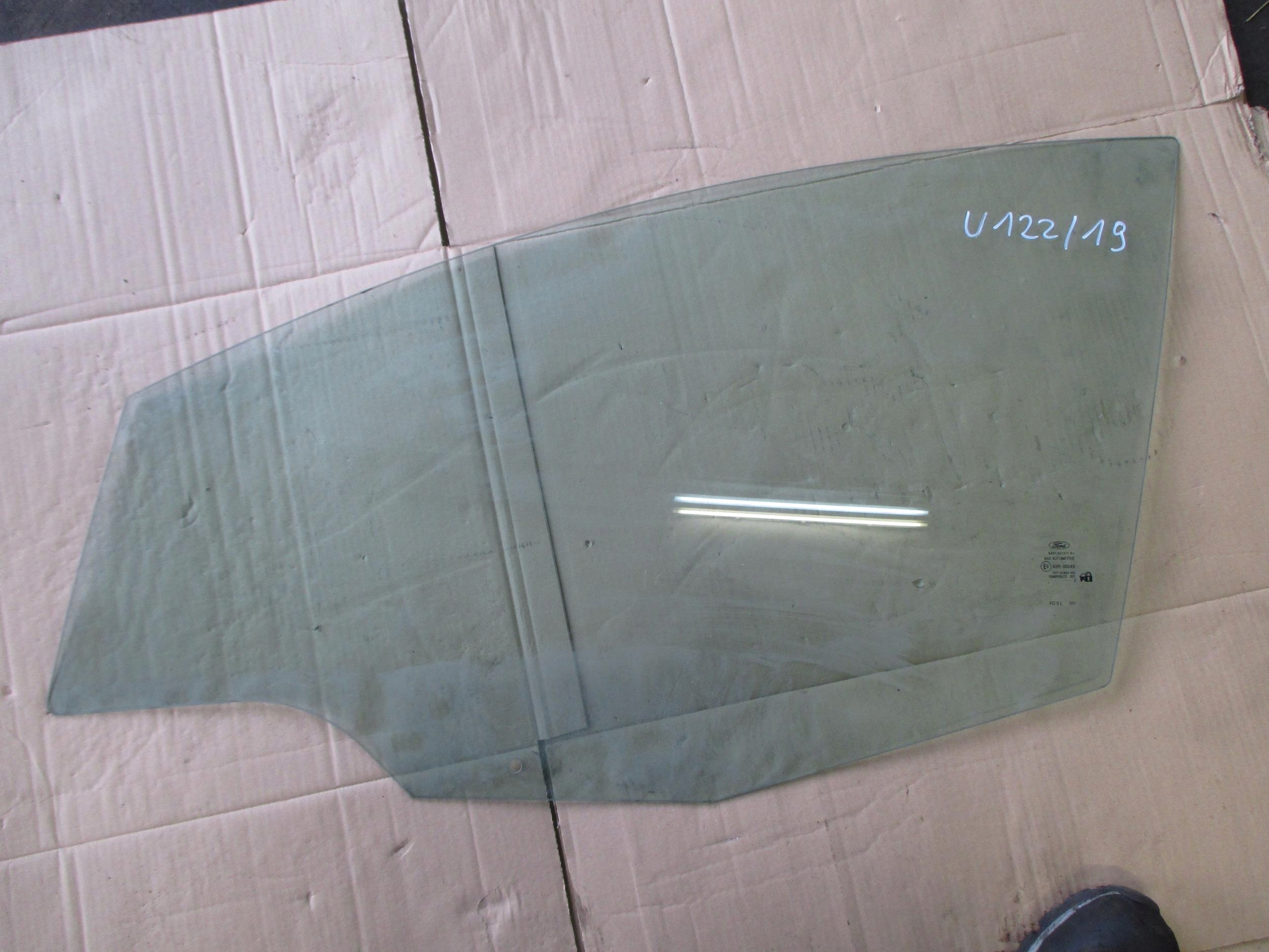 FORD FIESTA MK6 5D 08-17 SZYBA Z DRZWI LEWY PRZÓD