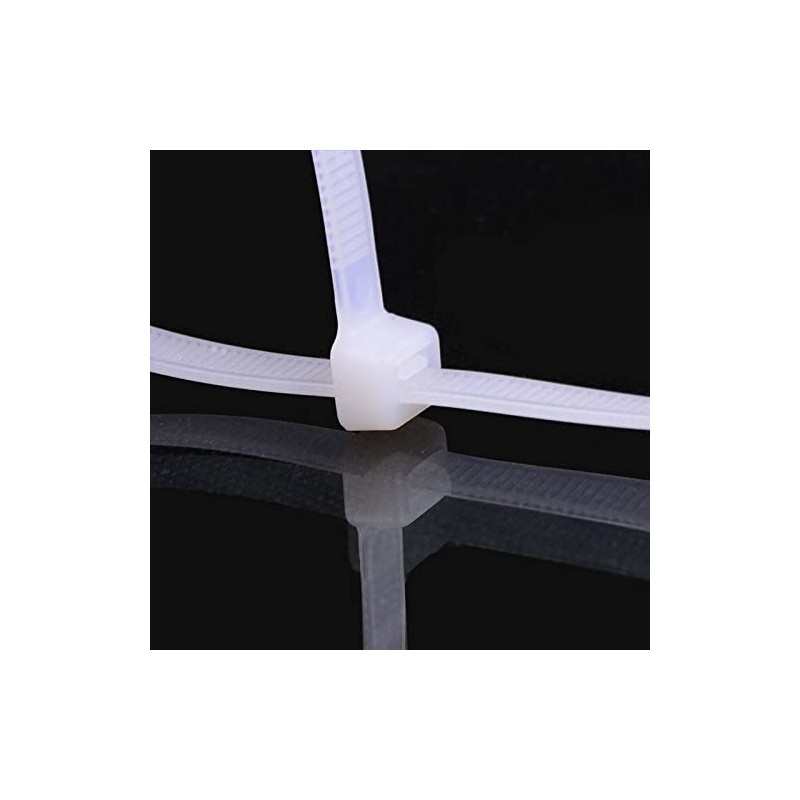 OPASKI ZACISKOWE TRYTYTKI BIAŁE 100SZT. 100X2,5 Szerokość 2.5 mm