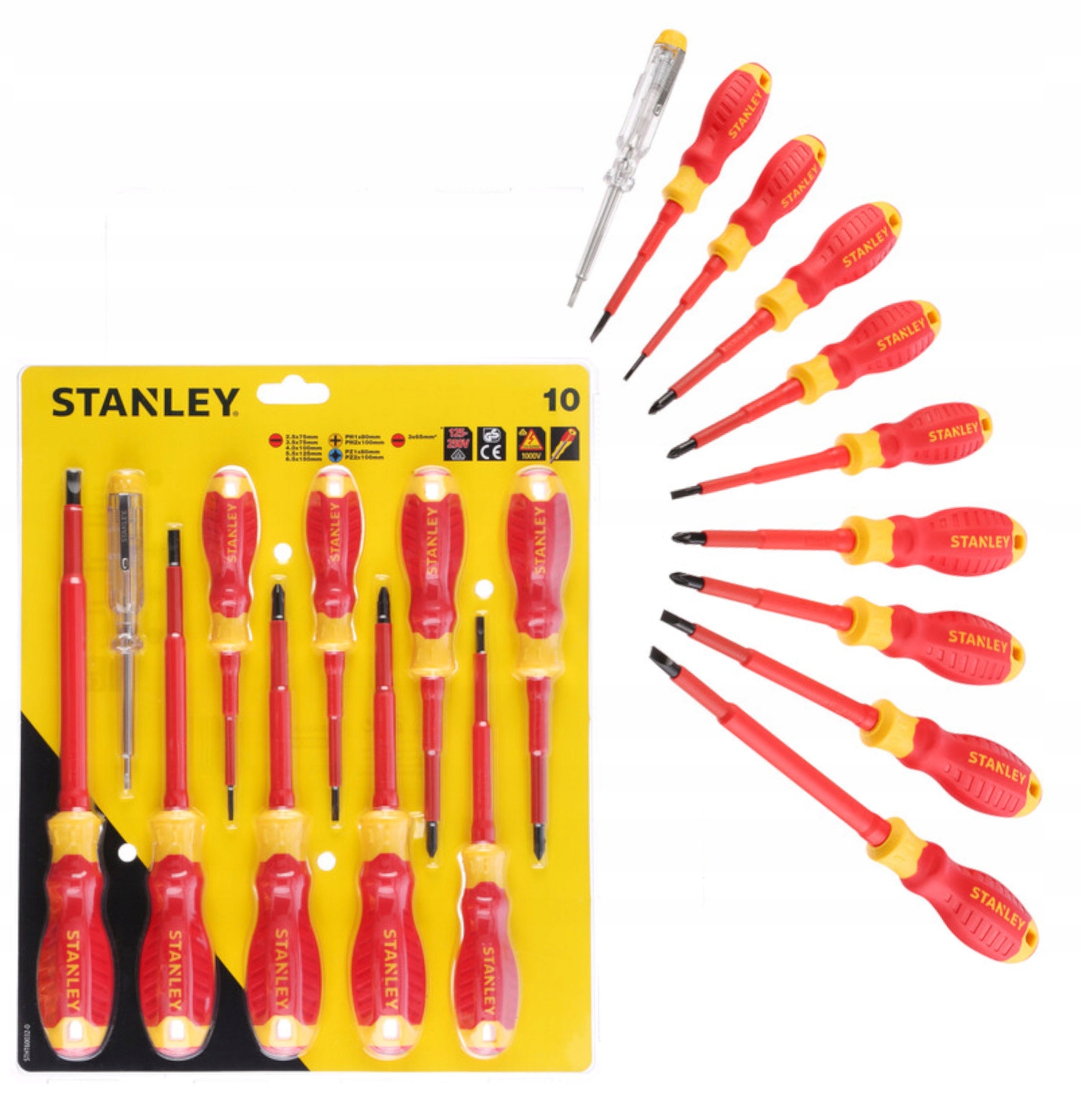 Stanley Zestaw 10 Wkrętaków Vde STHT60032-0