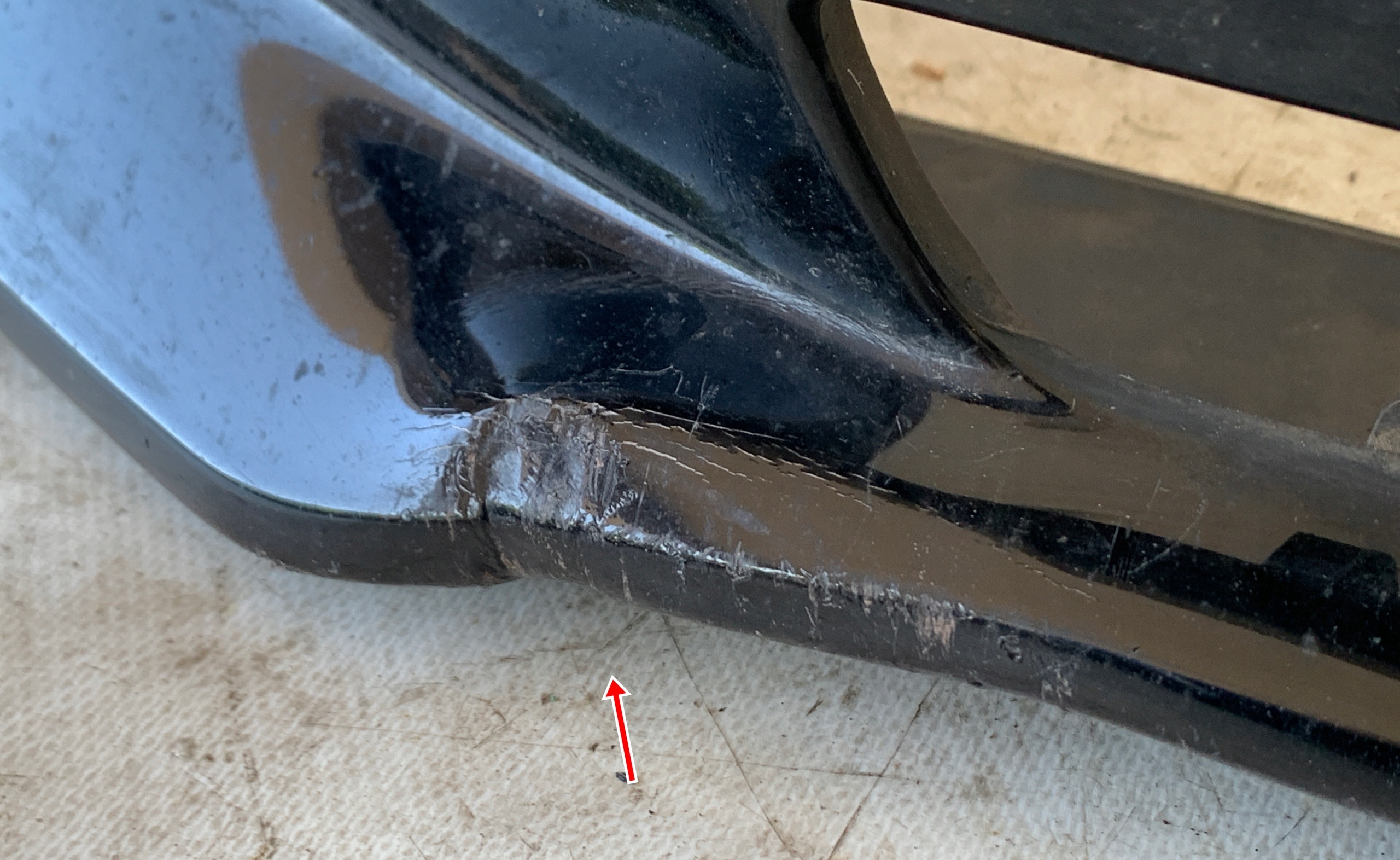 bumper front AUDI A4 B9 8W PDC