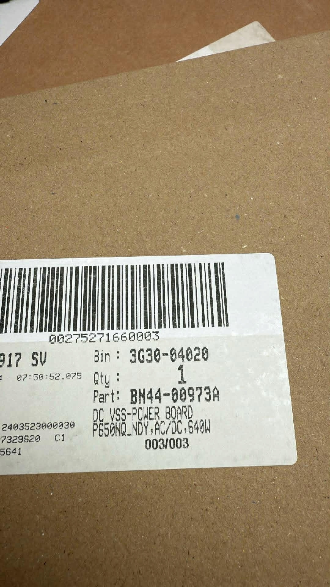 Napájecí deska Samsung DC Vss Power Board BN44-00973A QN82Q900RBFXZA 82"