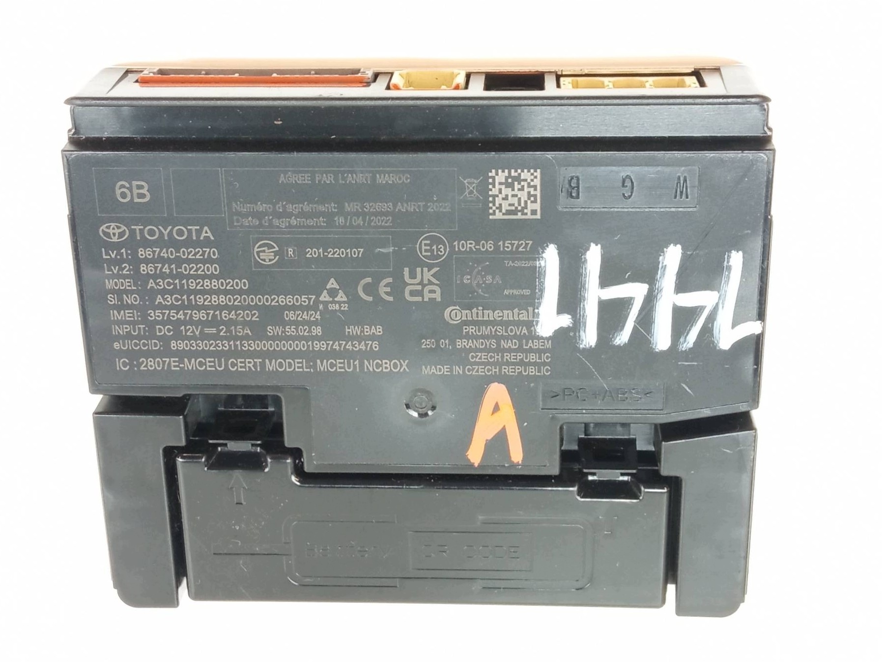 modul 86740-02270 Toyota Corolla XII (2018-) E21