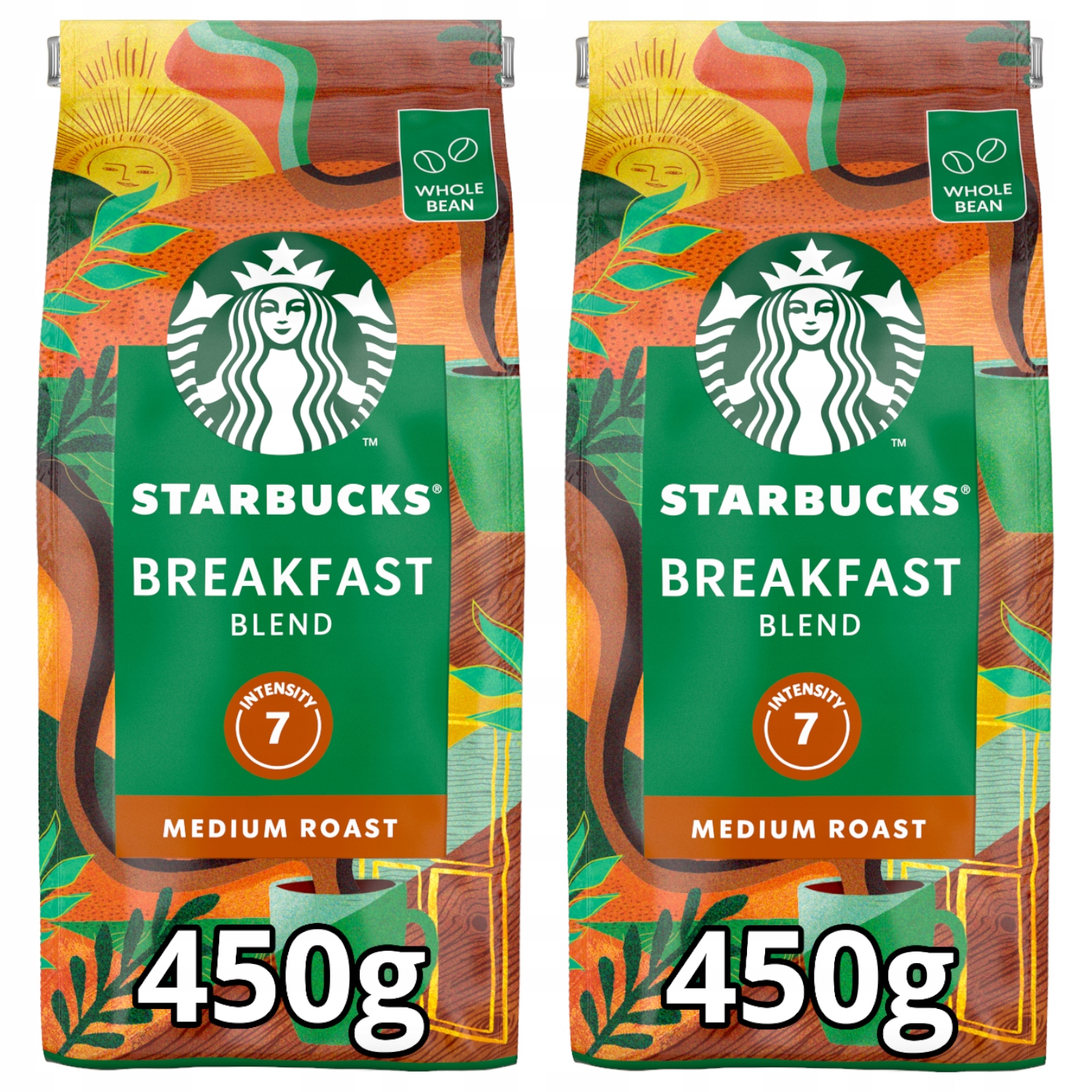 Kawa ziarnista Starbucks Breakfast Blend 2x 450g