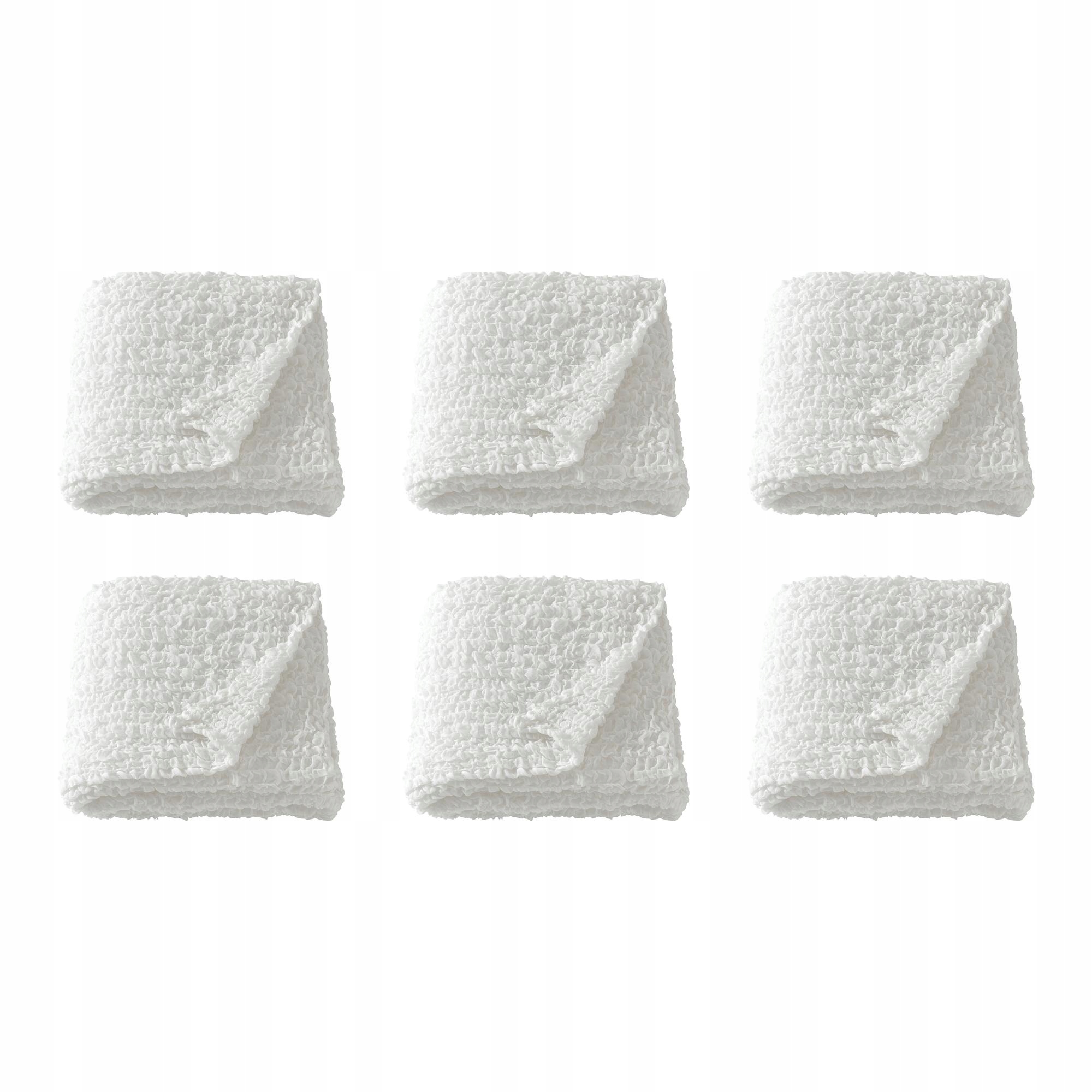 6 ks Ofelia Pled bílý 130 x 170 cm