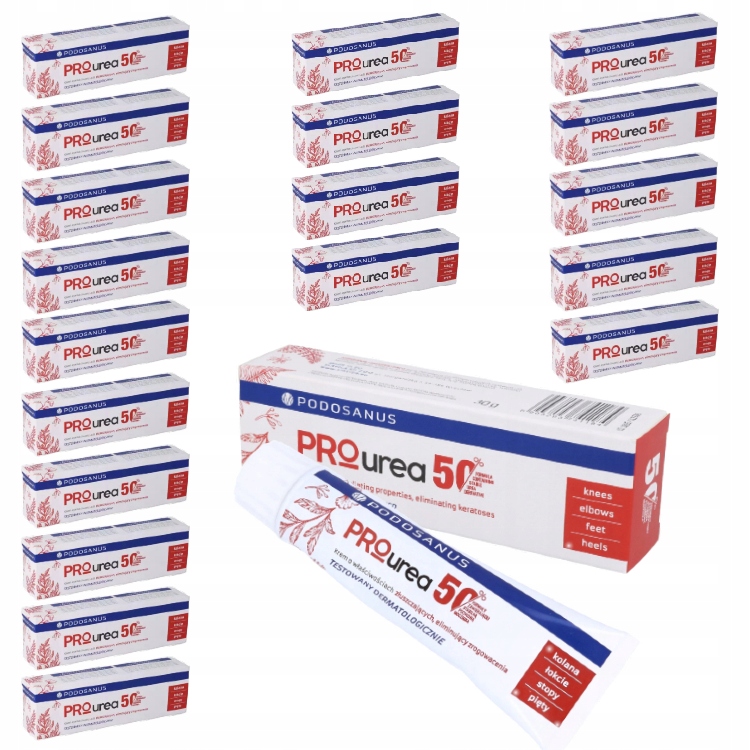 Podosanus Exfoliační krém eliminující zrohovatělost, sada 20 Ks