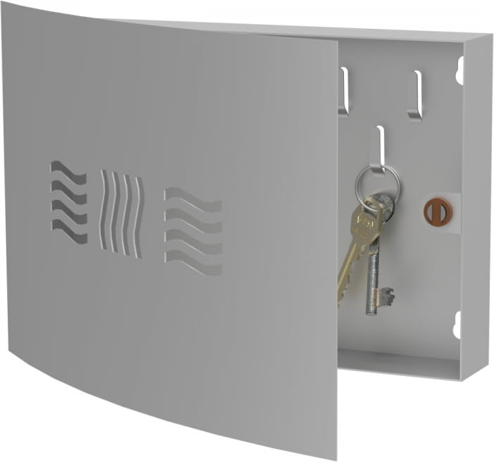 Szafka na Klucze Szara do Przedpokoju Home