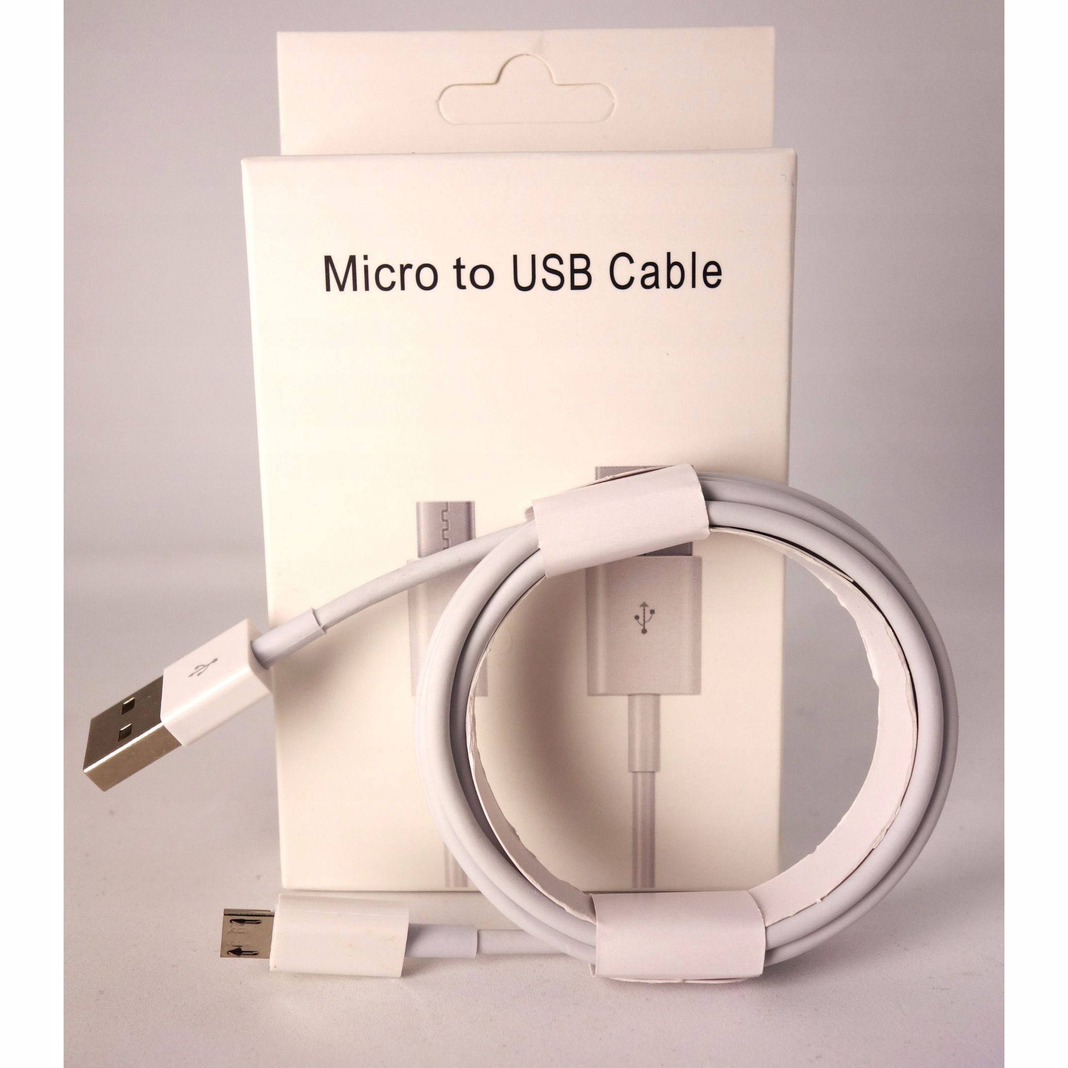 KABEL DO TELEFONU TYP MICRO USB ŁADOWARKA SZYBKIE ŁADOWANIE MOCNY 1.5M Złącza USB - microUSB typ B