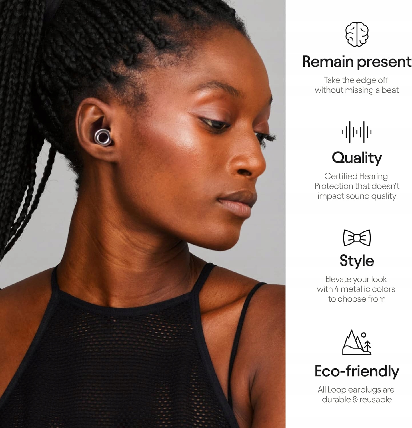 ZATYCZKI DO USZU WYCISZAJĄCE STOPERY WKŁADKI DO SPANIA PŁYWANIA ETUI SILVER Stan opakowania oryginalne