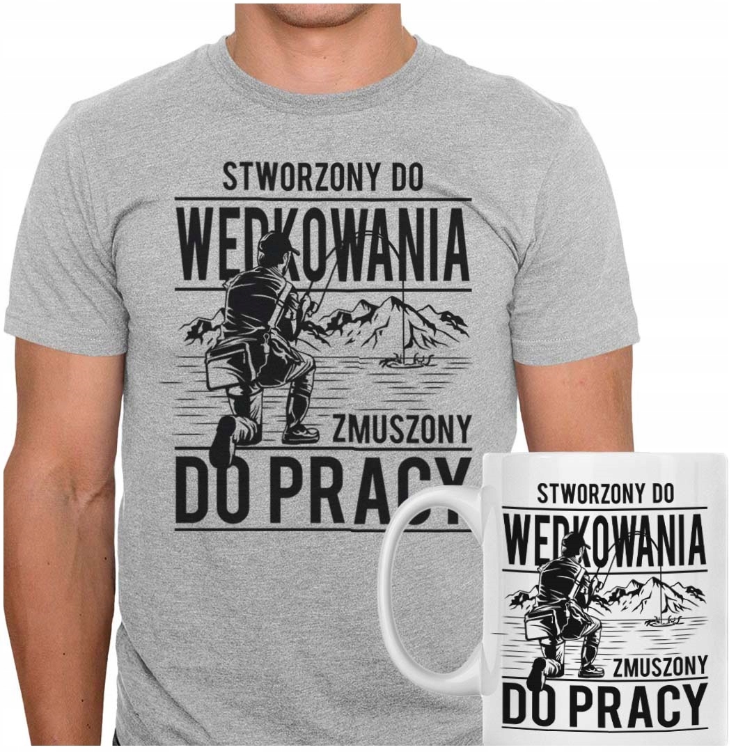 

zestaw Dla Wędkarza koszulka kubek