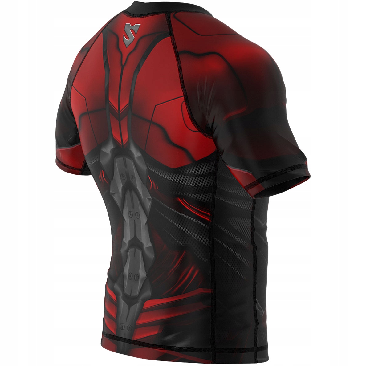RASHGUARD DZIECIĘCY MMA BJJ SMMASH RED ARMOUR Rozmiar S