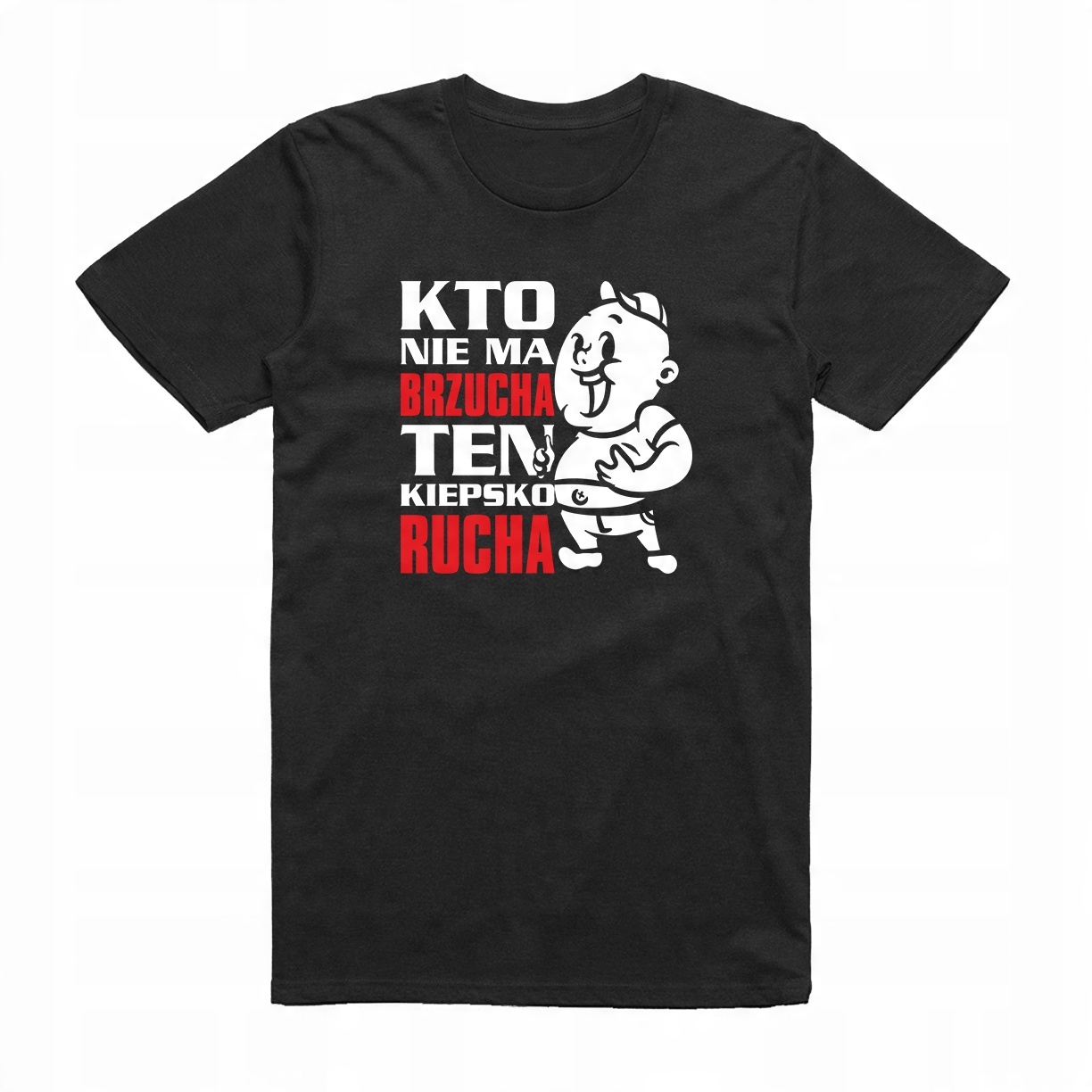 

XL - Koszulka T-shirt Kto Nie Ma Brzucha Chłopaka