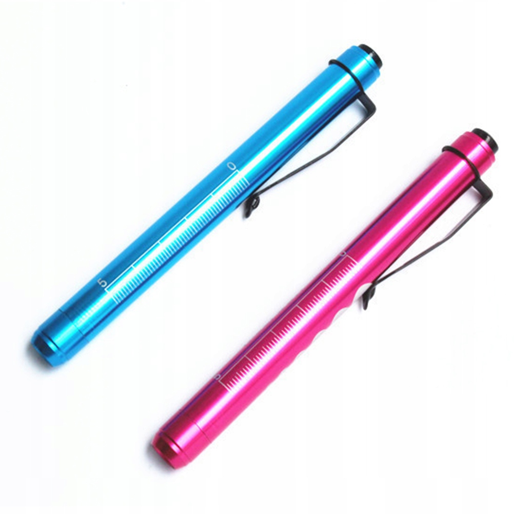 2 SZT. MINI LATARKA MEDYCZNA LED Z KLIPSEM