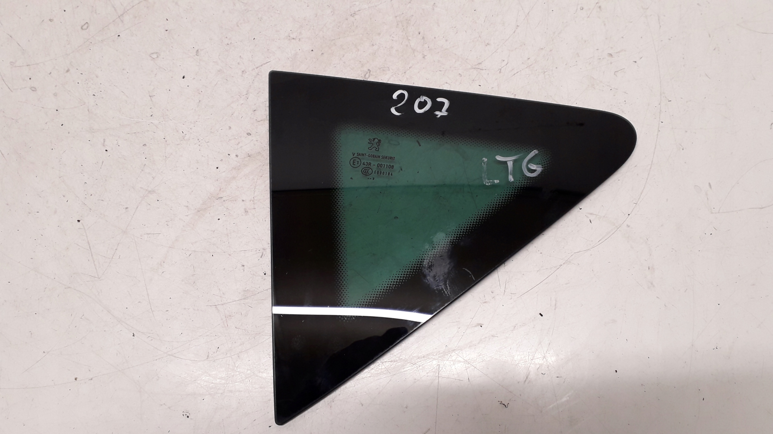 PEUGEOT 207 SW 08- SZYBA LEWY TYŁ MAŁA ...7