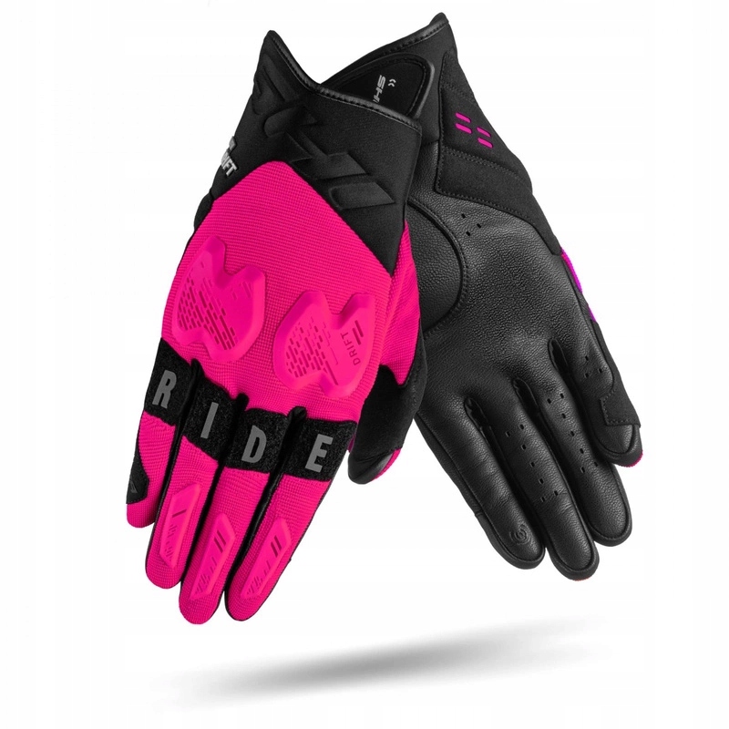 Krátke dámske rukavice Shima Drift Lady Pink ružová čierna Darčeky