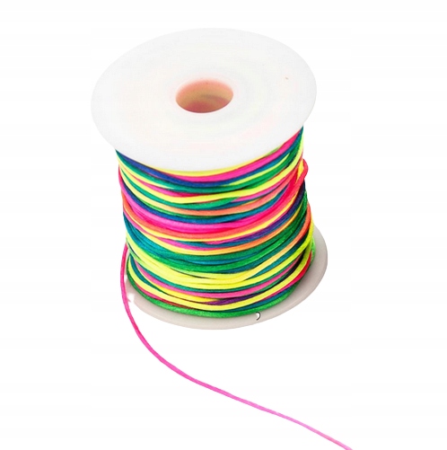 Kolorowe sznurki do warkoczy warkoczyków 50m