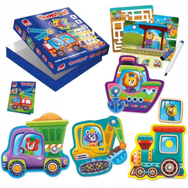 TRANSPORT | GRA EDUKACYJNA | PRACA ZBIOROWA Dyscyplina sportu gry planszowe i karciane