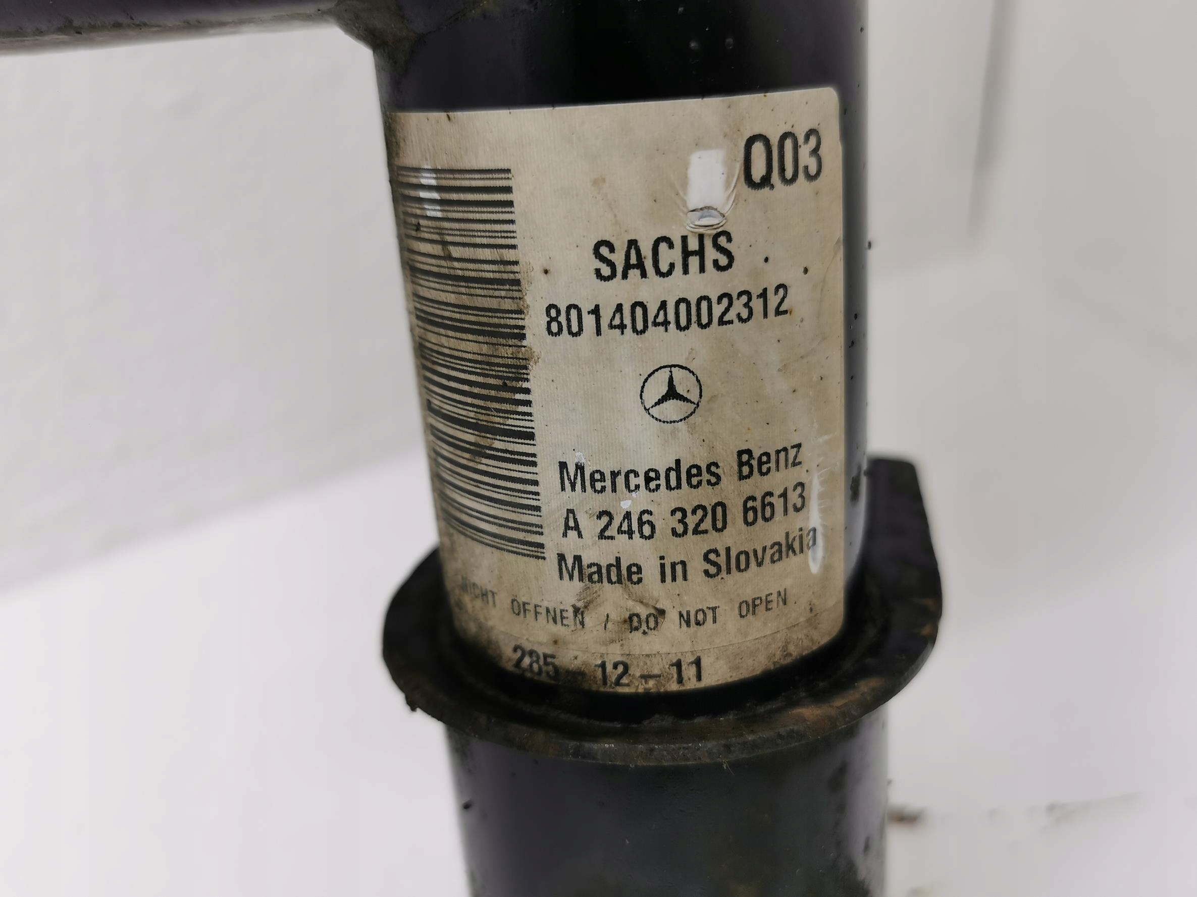 shock absorber right front MERCEDES B-KLASA W246 1.8 CDI A2463206613