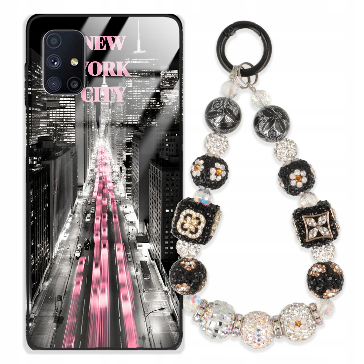 Puzdro Na Samsung M51 Case Glass| Kľúčenka Elegantné Prémiový Dizajn Puzdra