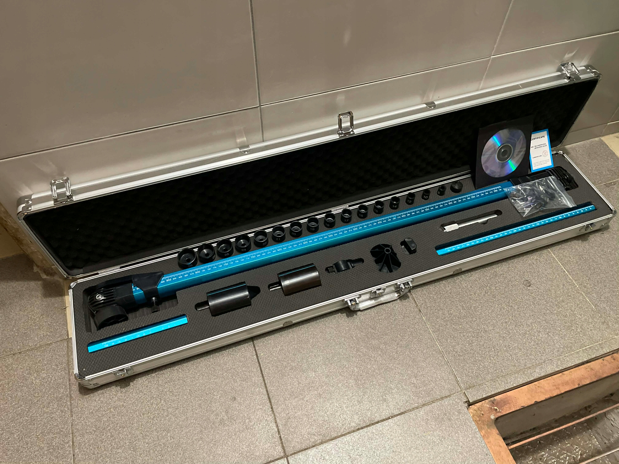 Měřicí Lišta Pro Klempířské Měření Rám Kružítko Geometrie zavěšení