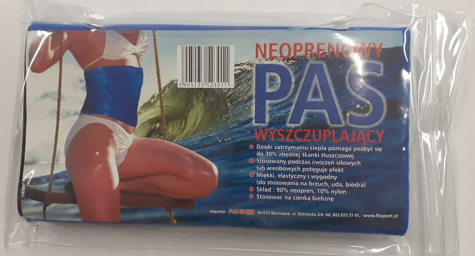 

Neopreonowy Pas Wyszczuplający 25 CM