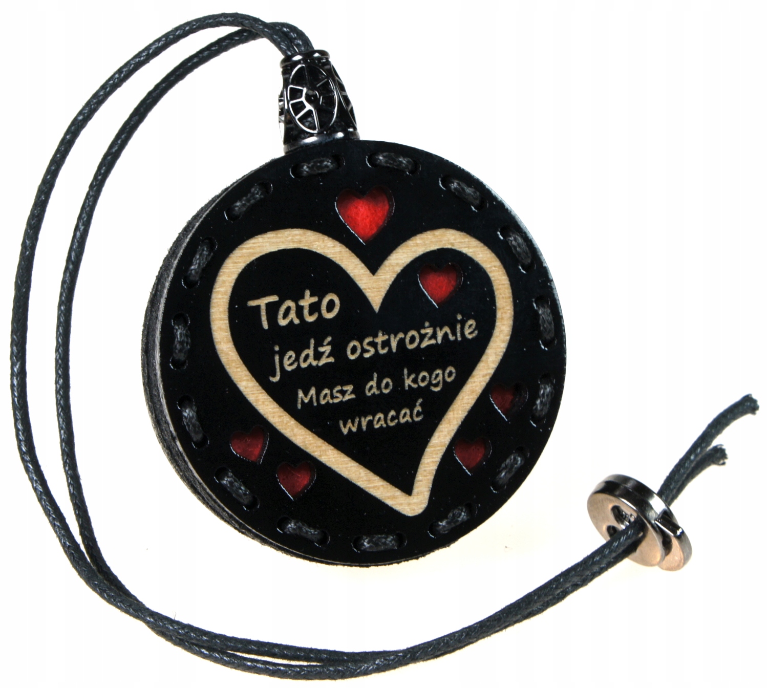 Zapach do samochodu drewniana zawieszka Deconet Tato jedź ostrożnie